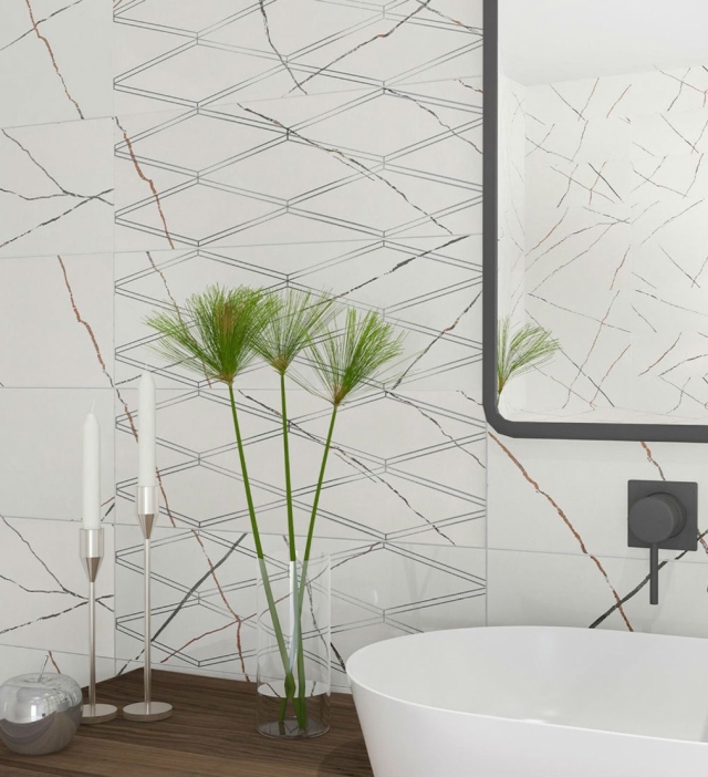 508151101 На стену Bianco Covelano Struttura - фото 4