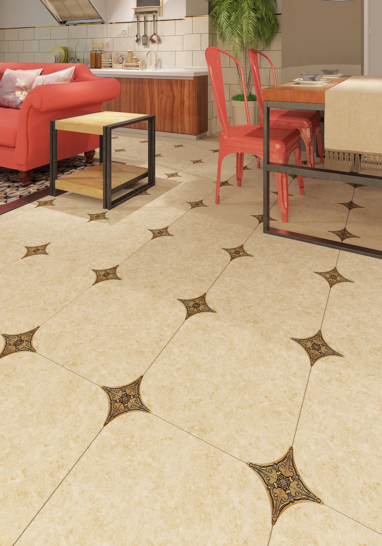 Напольная Осло G оливковый - фото 2