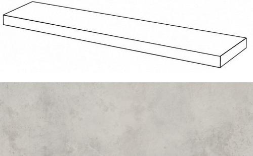 620070001303 Ступень Millennium Сильвер 160 Угловая Правая Натуральная