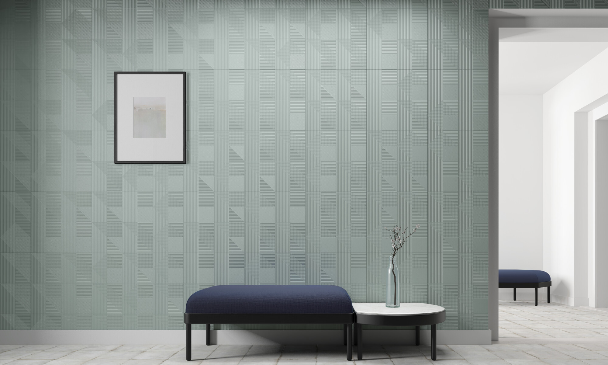 31687 На стену Lins By Yonoh Green 20x20 - фото 10