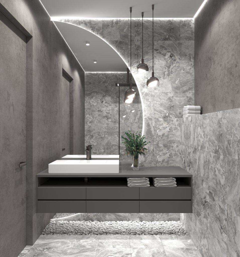 На пол Стокгольм Серая 32.7x32.7 - фото 3