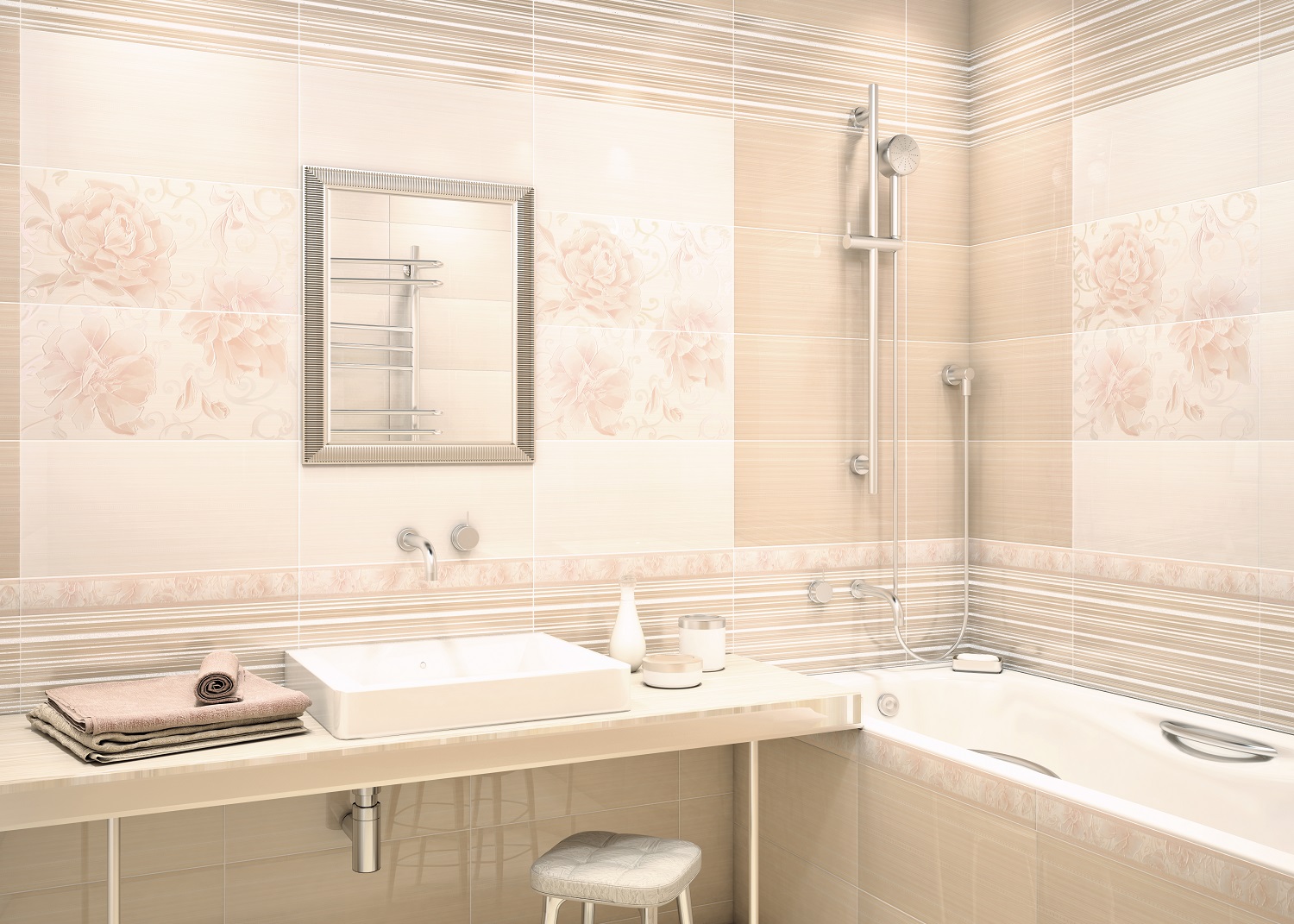 SW9PIN01 Панно Pion  Crema  S/2 - фото 7