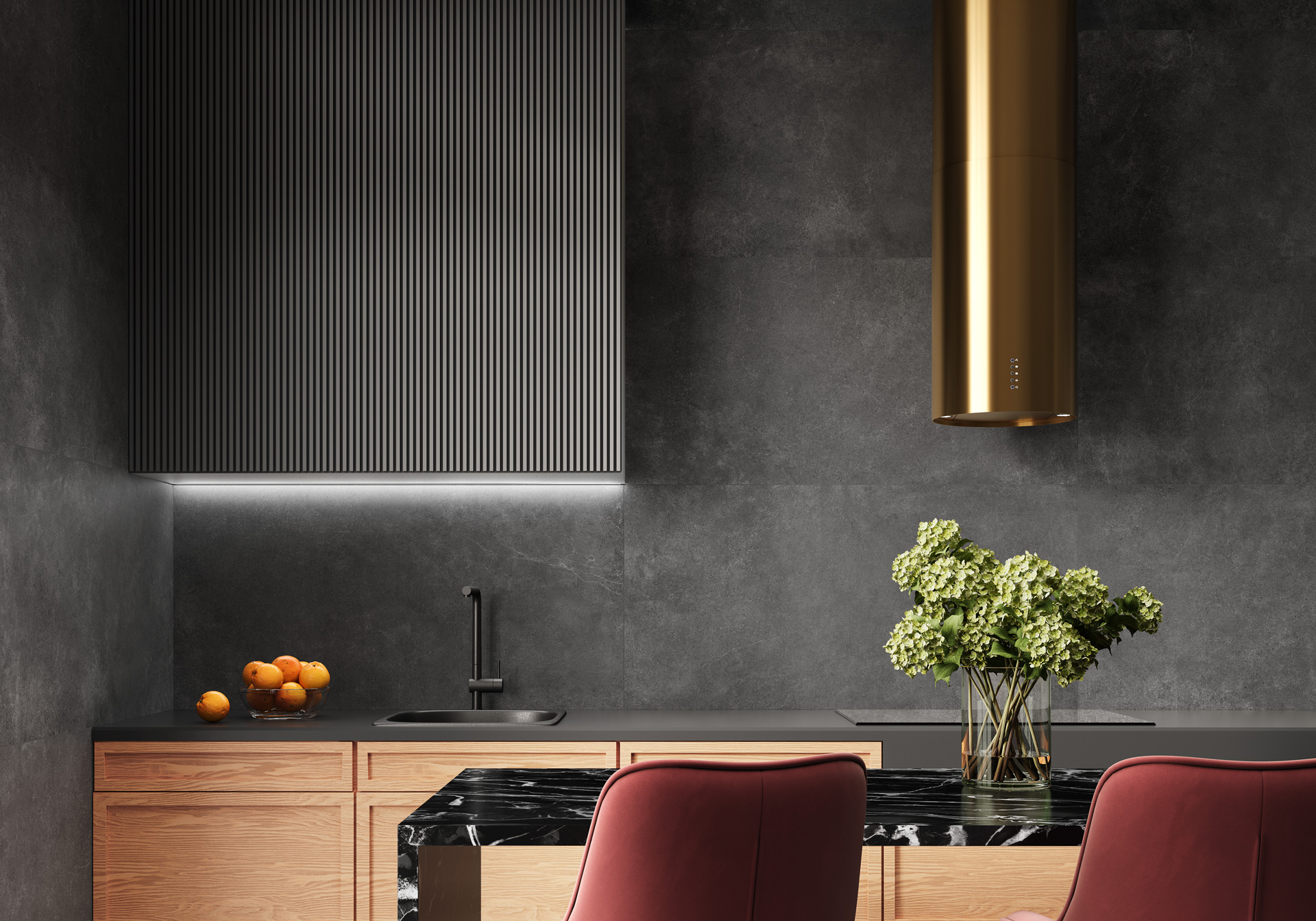 GP60120MIM99M На пол Microcement Black матовый 600x1200x10 - фото 16