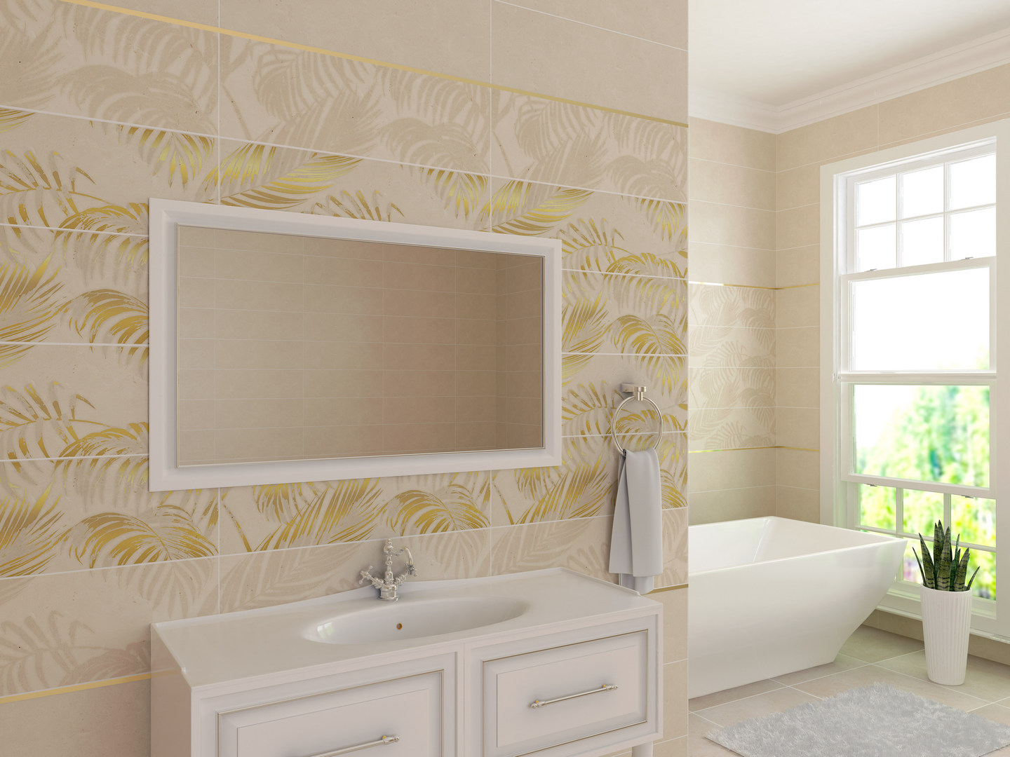 010404001945 На пол Palmera Diamond beige 01 60х60 - фото 3