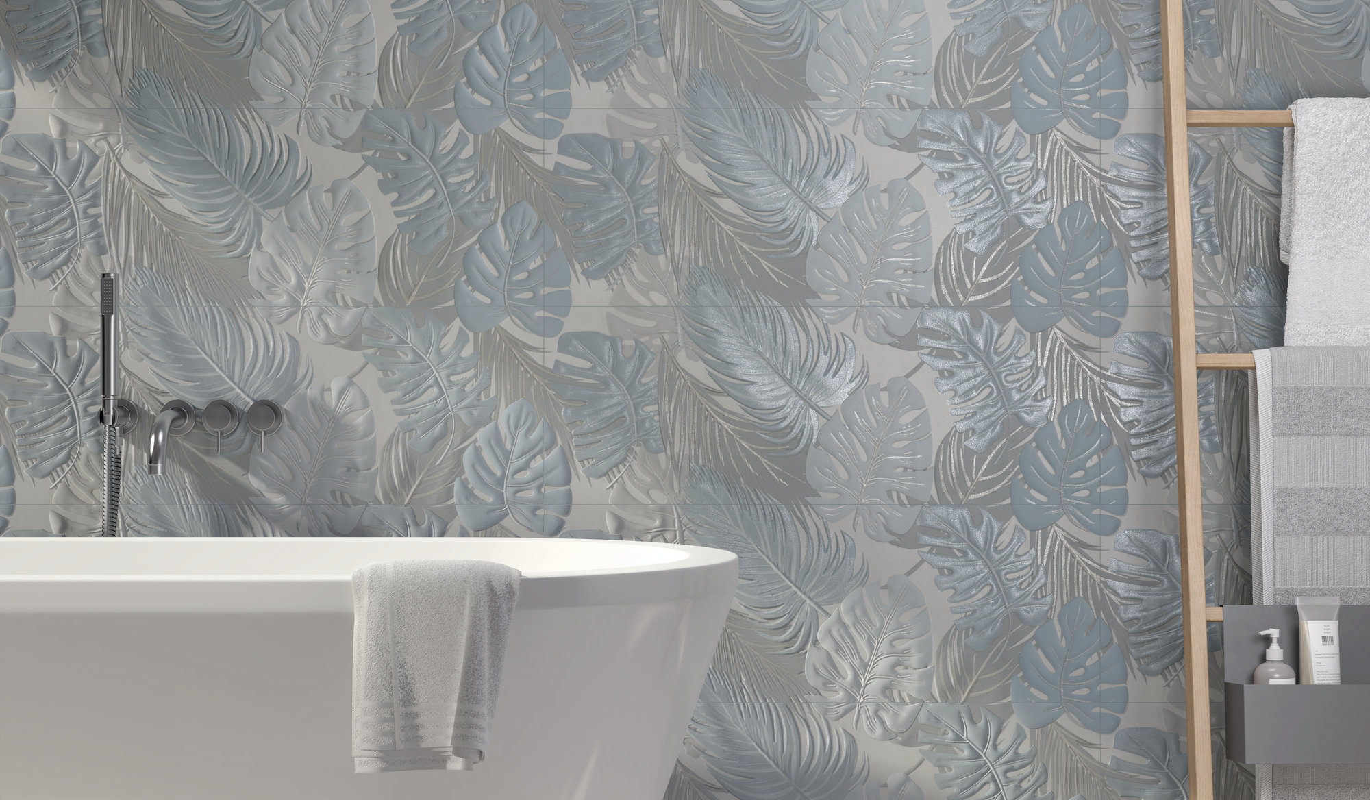 5040726154 На стену Palette Leaves Cold R - фото 2