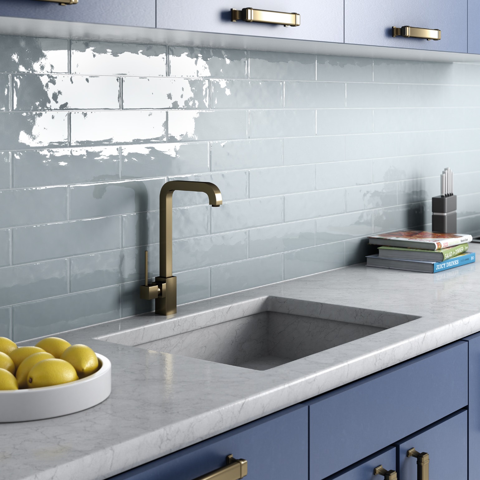 22051 На стену Cottage Ash Blue 7.5x30 - фото 10