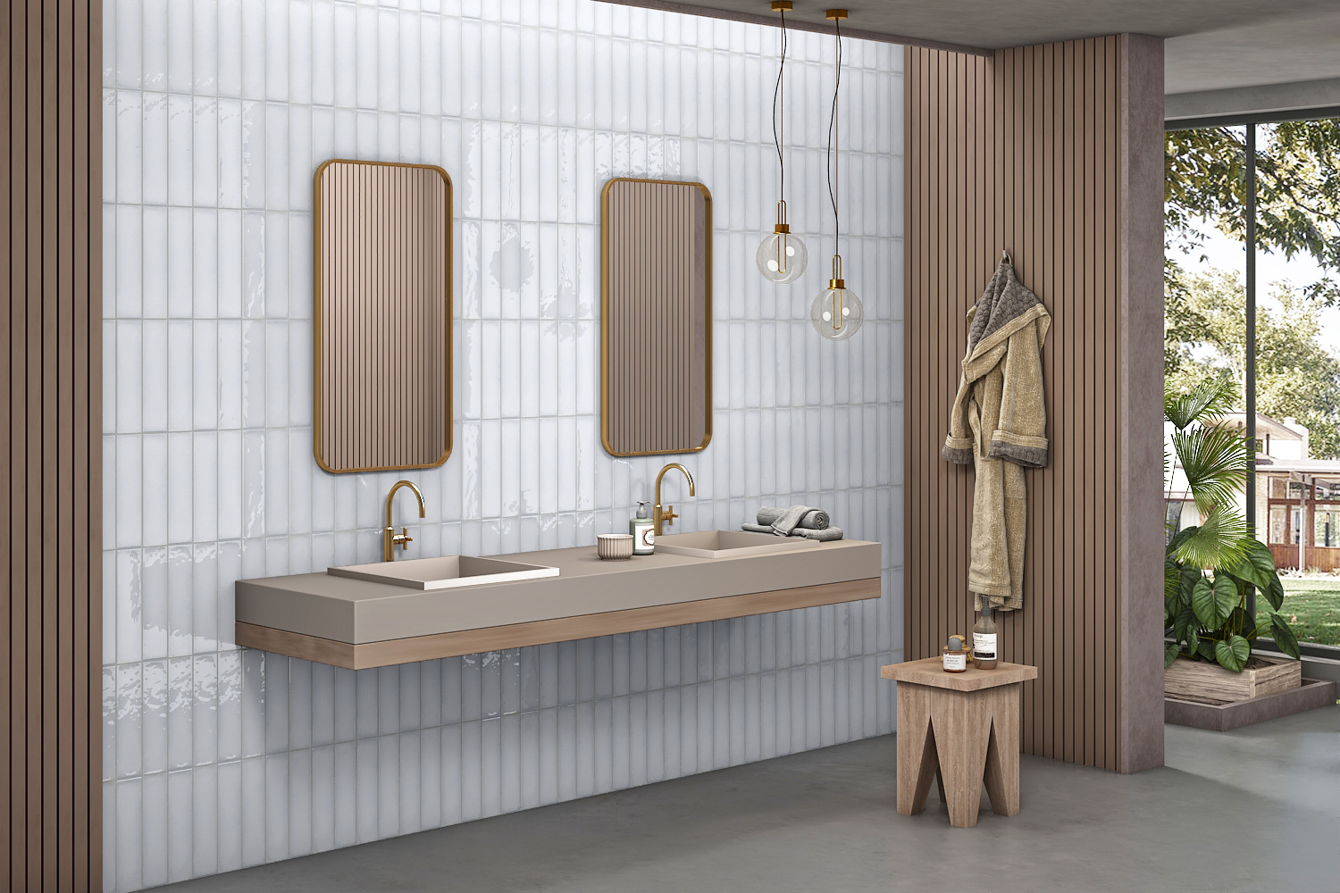 На стену Monte Blue 10x40 - фото 2