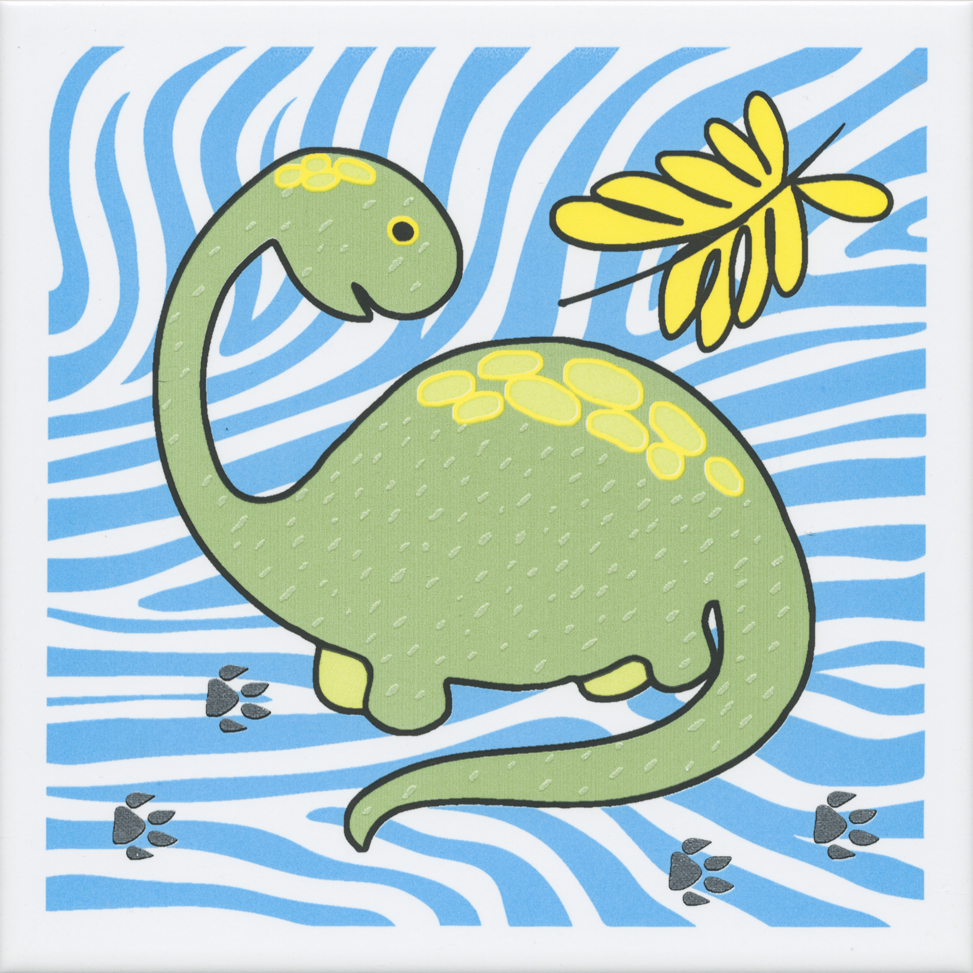 OP/A227/5009 Декор Динозаврики 2 Матовый