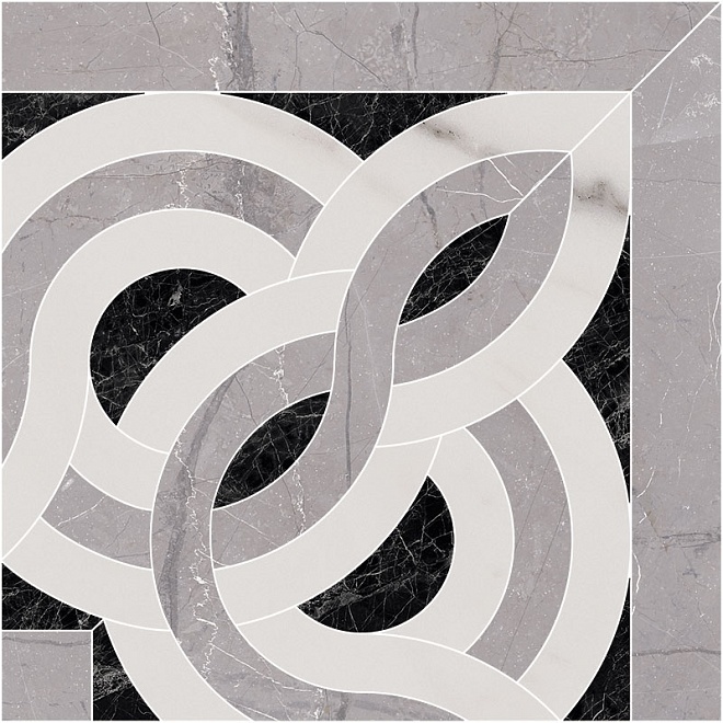 ID71 Декоративная вставка Риальто Серый