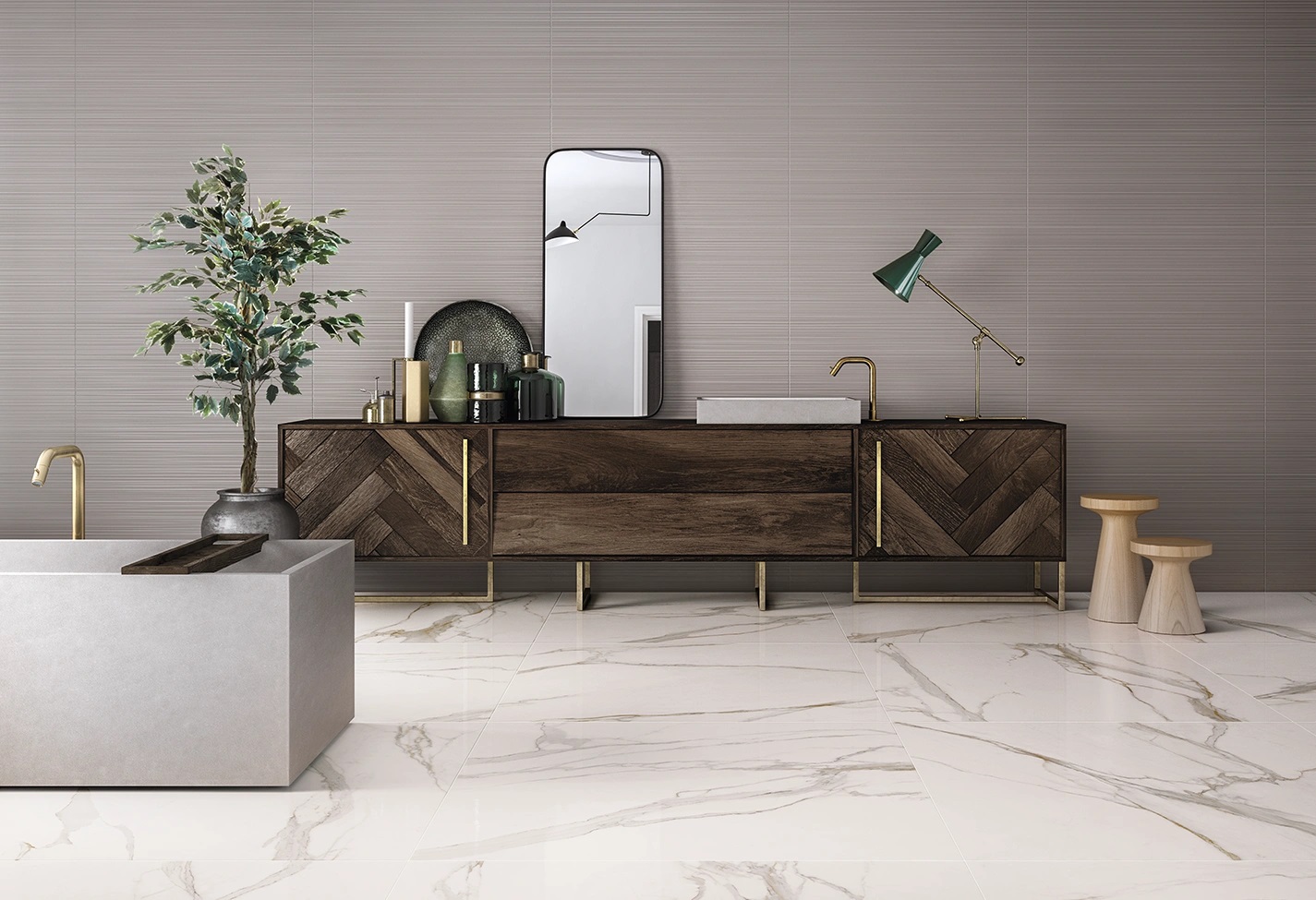 A2O2 На пол Elements Lux Silver Grey Nat Rt 60x60 - фото 13