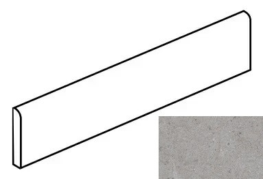 K-2062/MR/p01/76x1200x10 Плинтус Monochrom Серый MR 76x1200x10