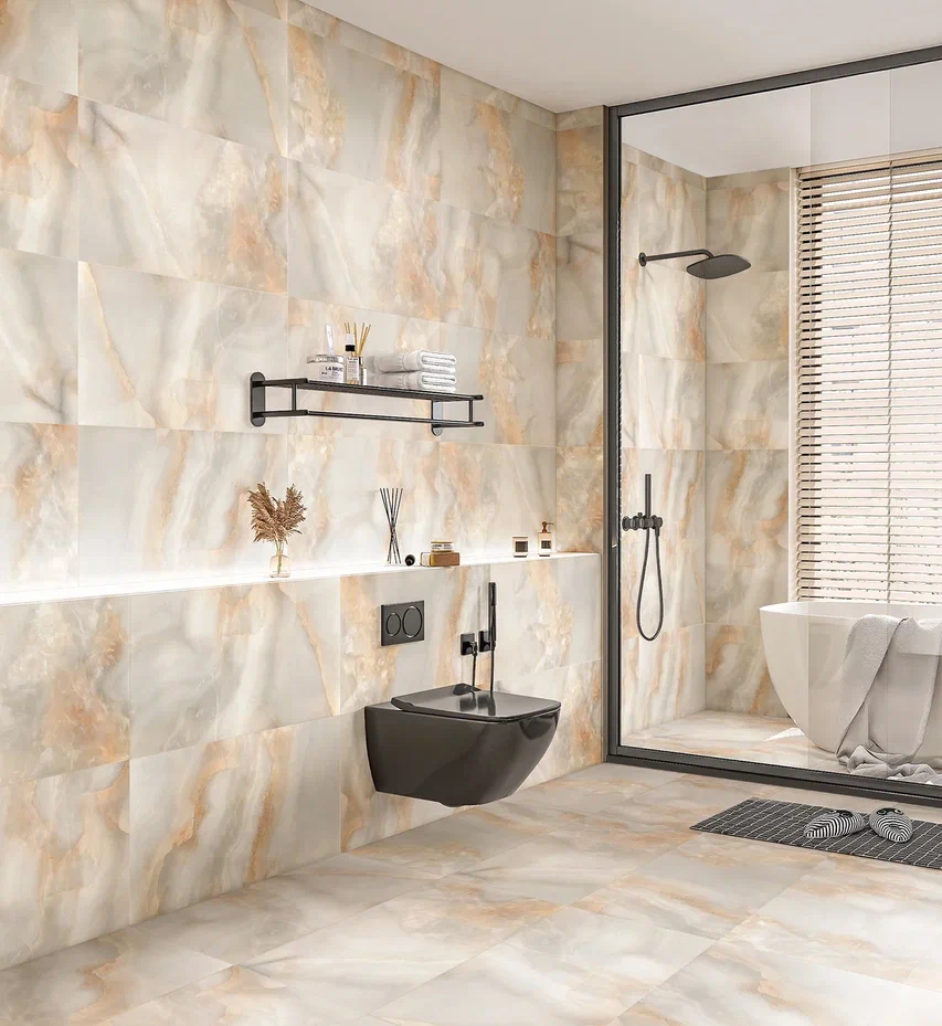 ID9075B053LLR На пол Идальго Граните Оникс Brown / Коричневый LLR 120x60 - фото 7