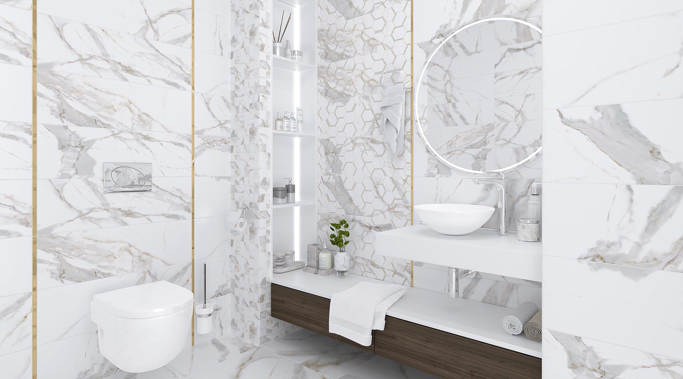 AD 0070 На пол Adelaida Белый 60х60 - фото 5