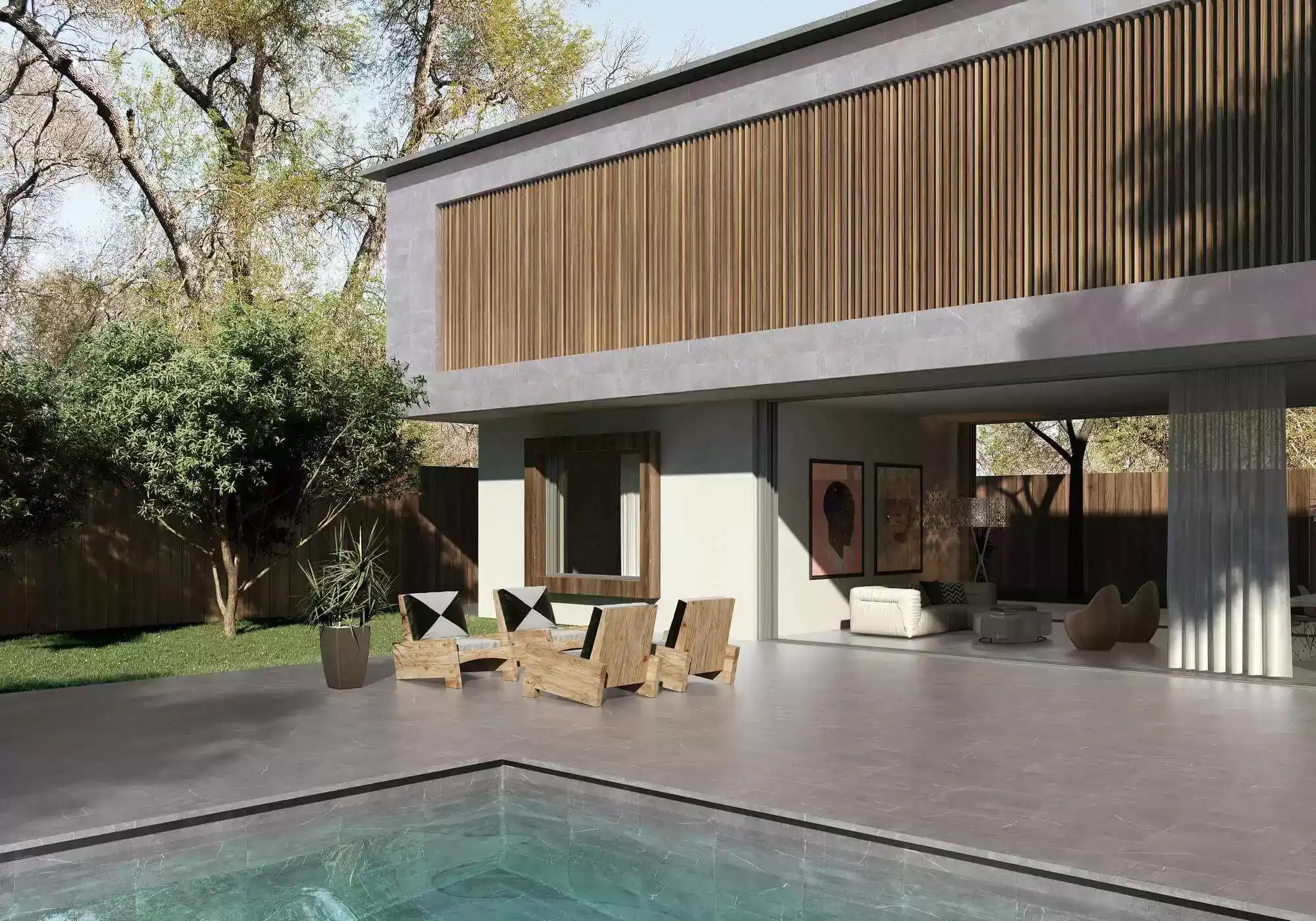 Плинтус Albaroc Zanquin Recto Hulla R9 180х400х15 - фото 5