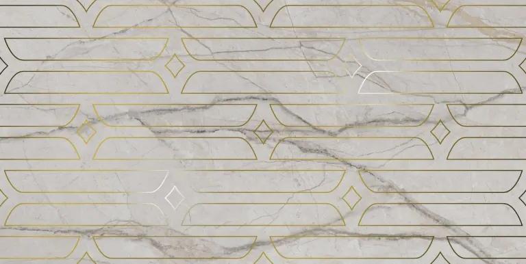 KMD3STA029BR Декор Ифран Серый светлый глянцевый обрезной 60x119.5x0.9 - фото 3