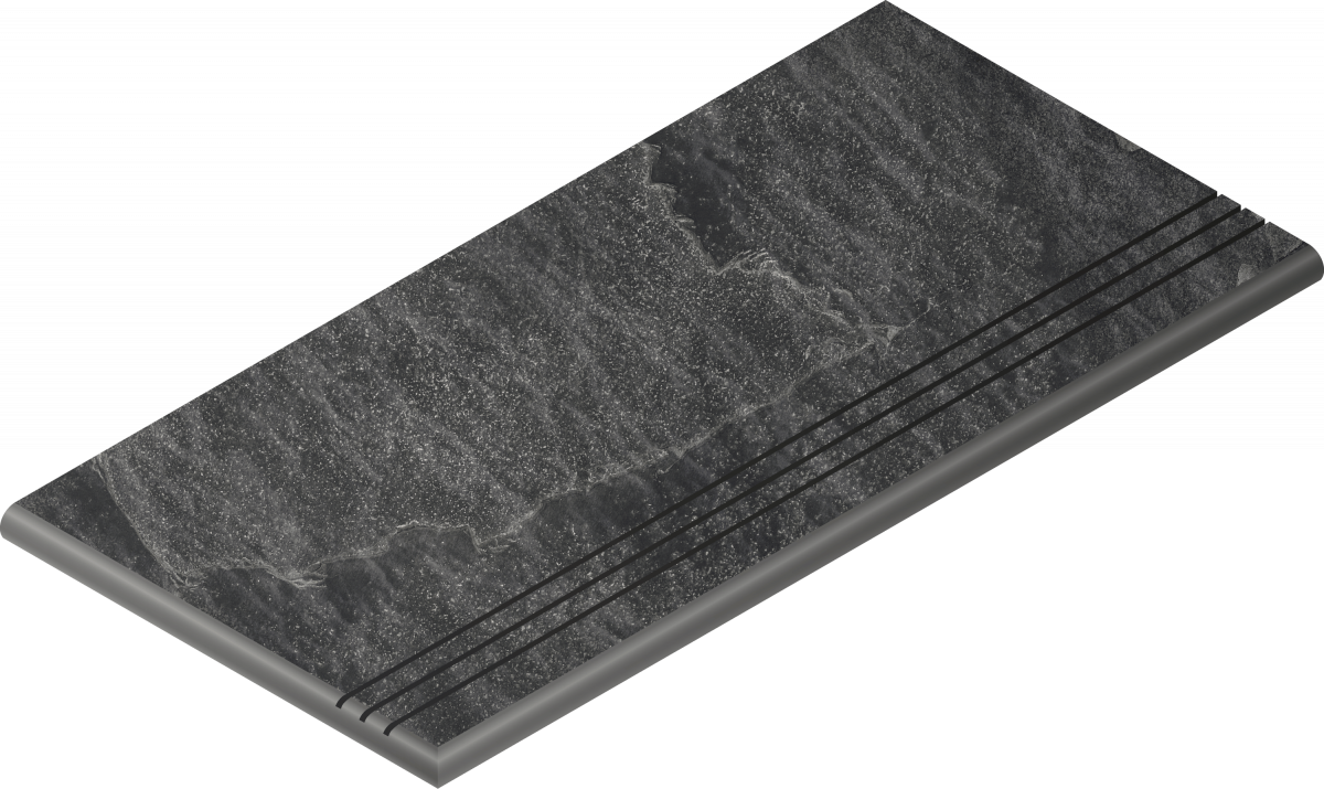 620040000069 Ступень Materia X2 Титанио Закругленная Грип 30x60 Левая