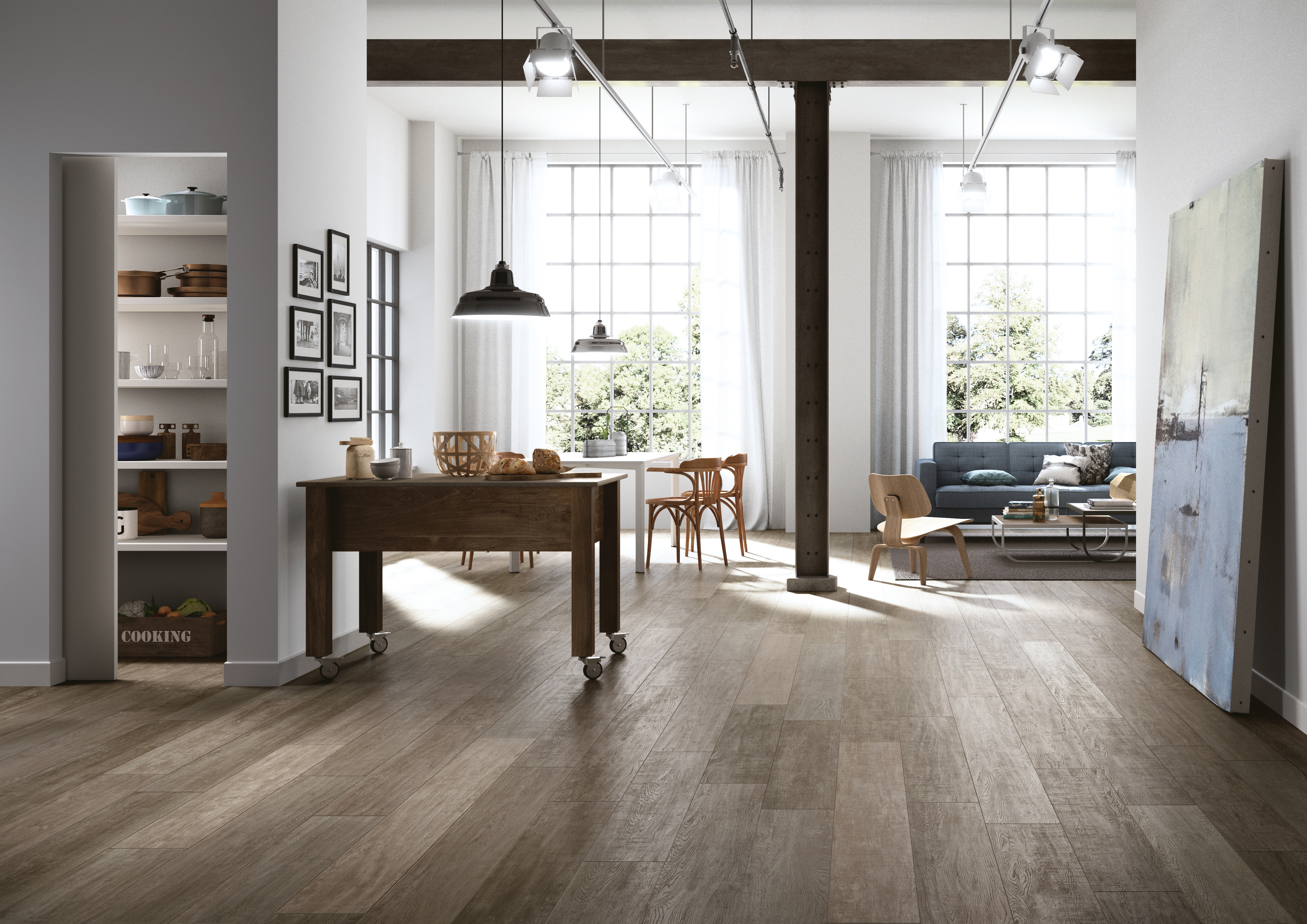 На пол Forest Rovere Natural 300x33 - фото 5