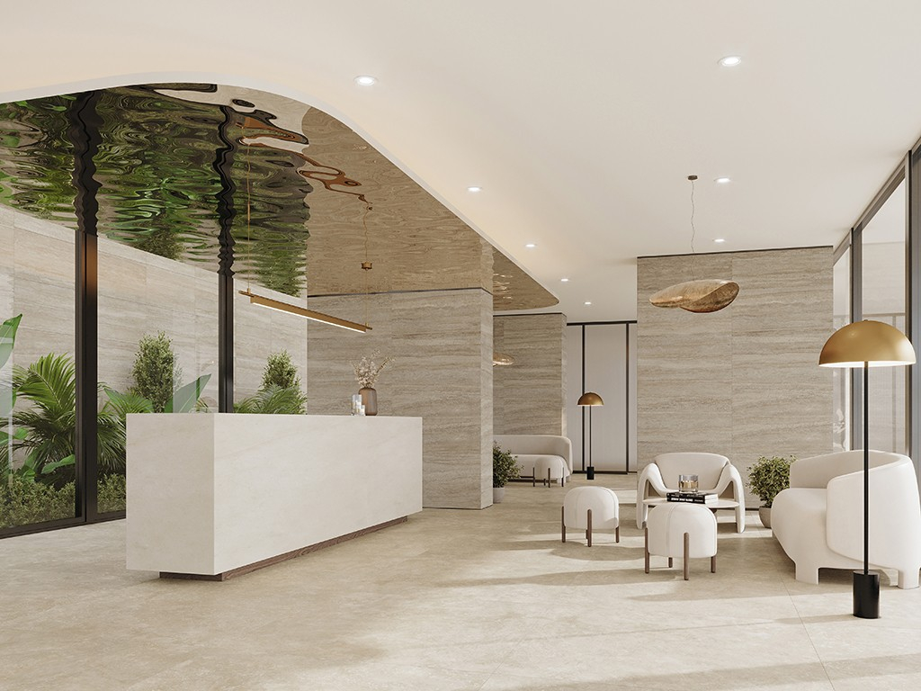 На пол Travertino Noce Rec. 60x120 - фото 6