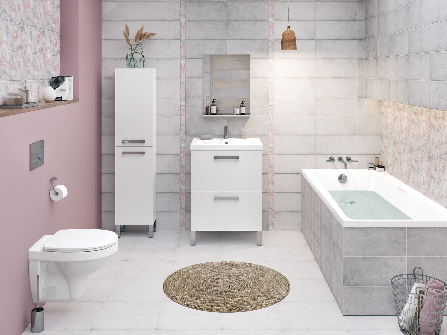 NVG401D На стену Navi Темно-серая 20x44 - фото 16