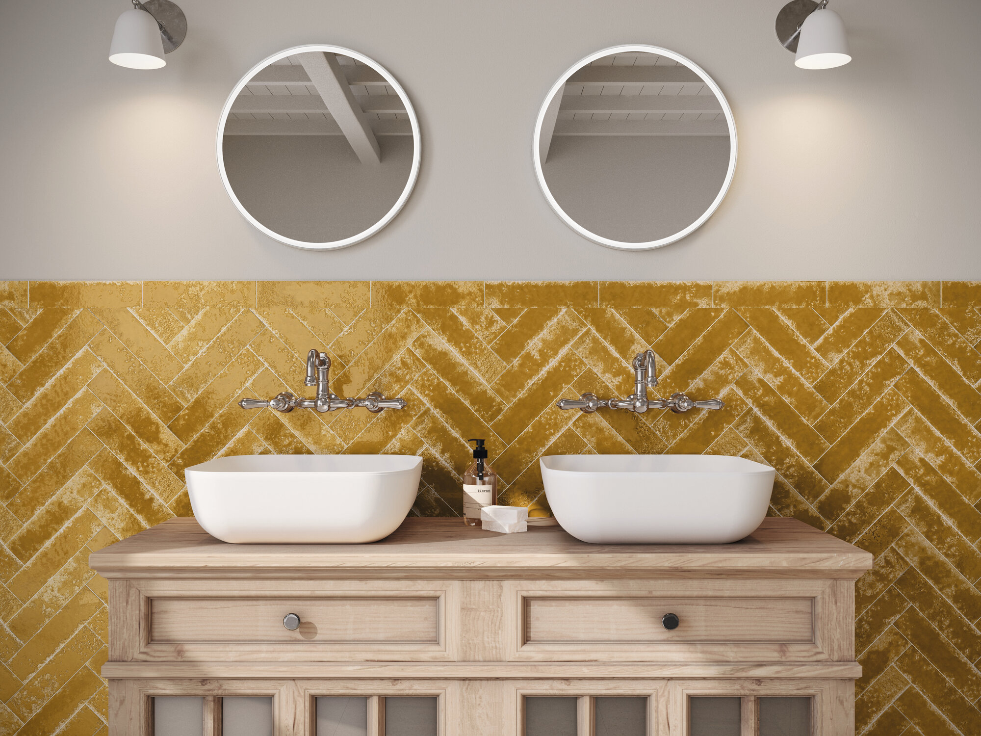 A041164 На стену Pukka Basil Green 6.4x26 - фото 7