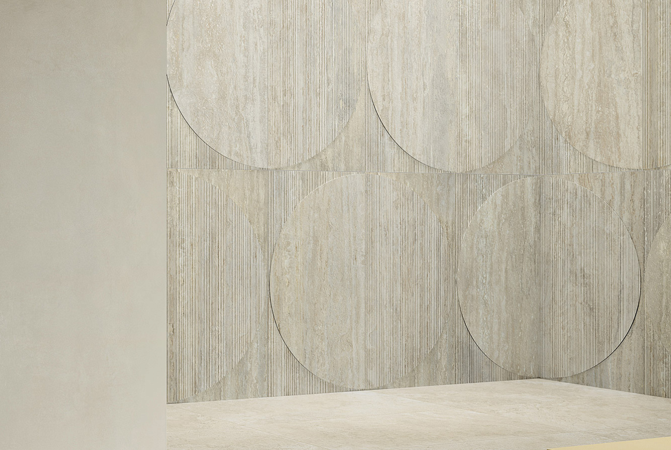 TR05BA На пол I Travertini Grigio Vein Cut SQ. 60x120 - фото 14