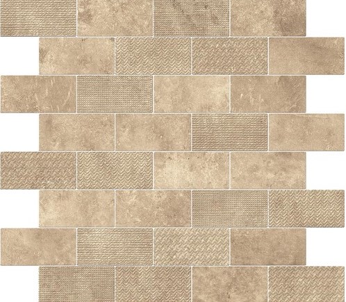 9AKE На стену Aix Beige Minibrick Tumbled