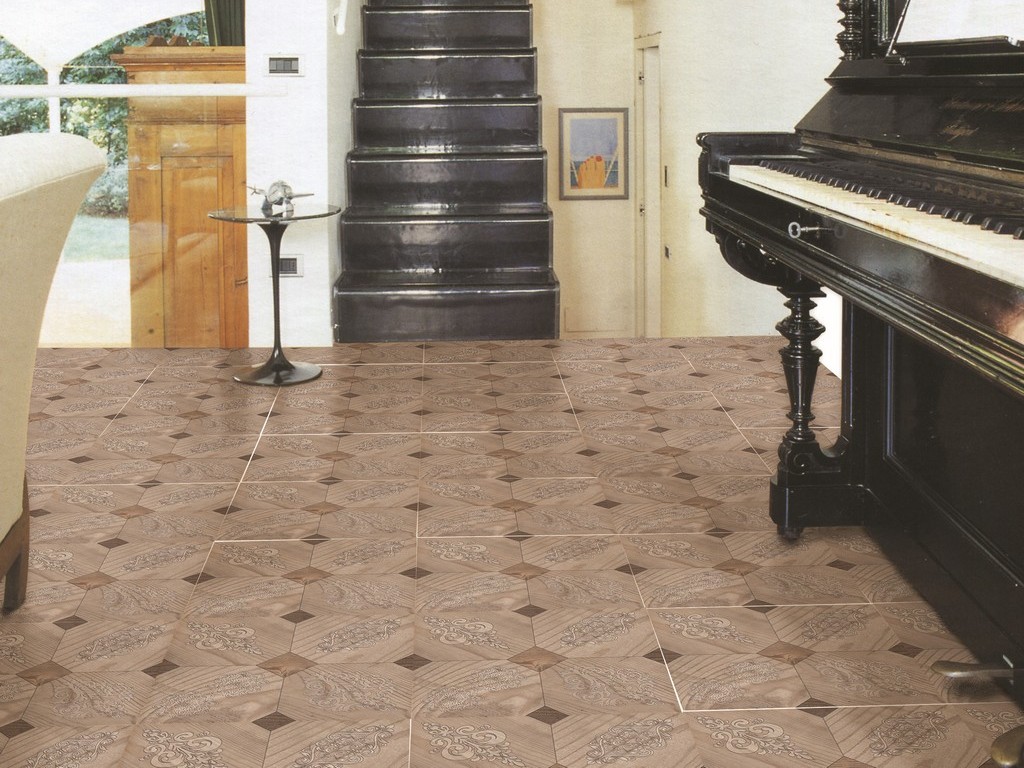 3 ML 0021 На пол Милан Коричневый 40x40 - фото 3