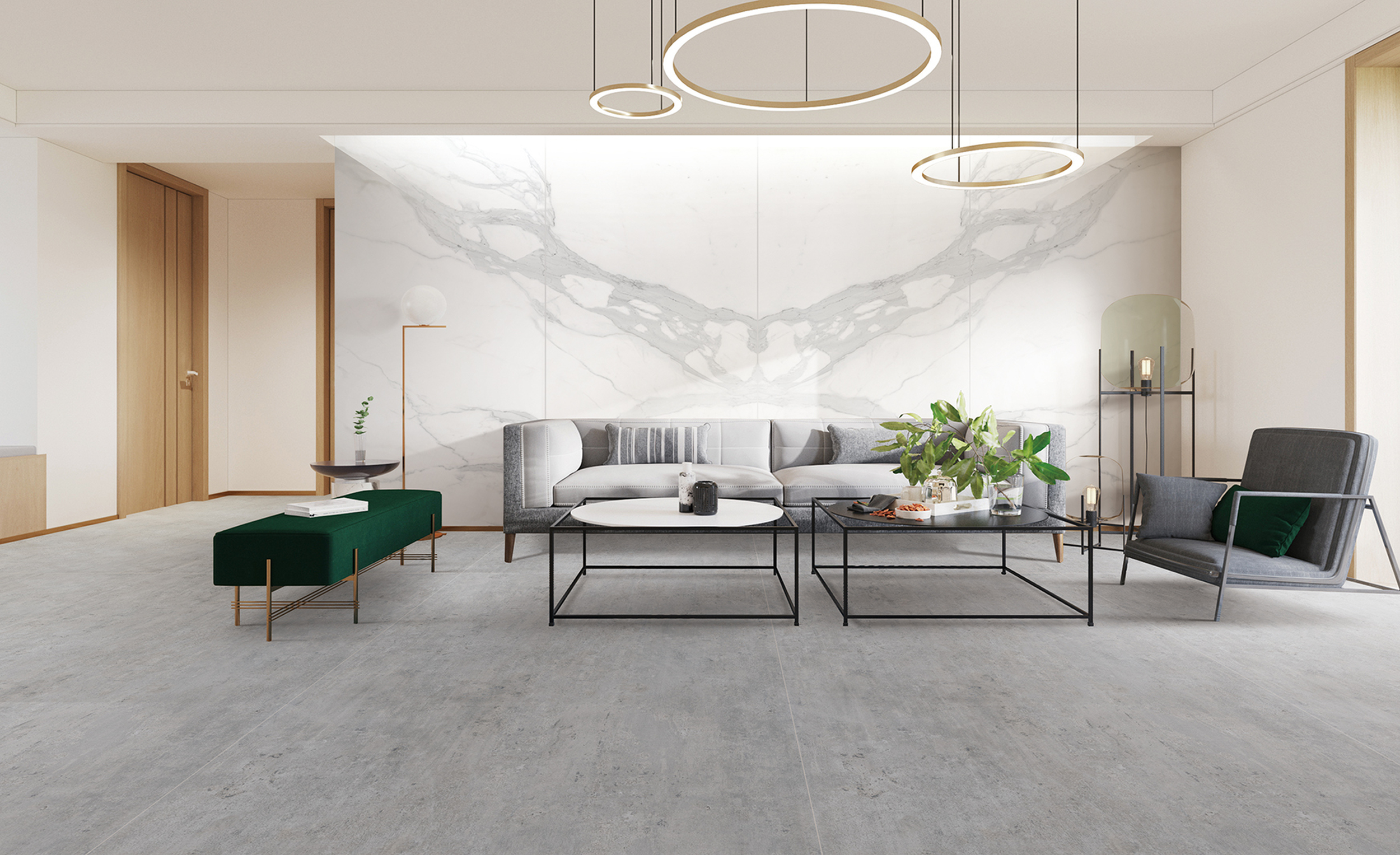 На пол Grand Prospect Matt Спеченный камень 1600x3200x6 - фото 13