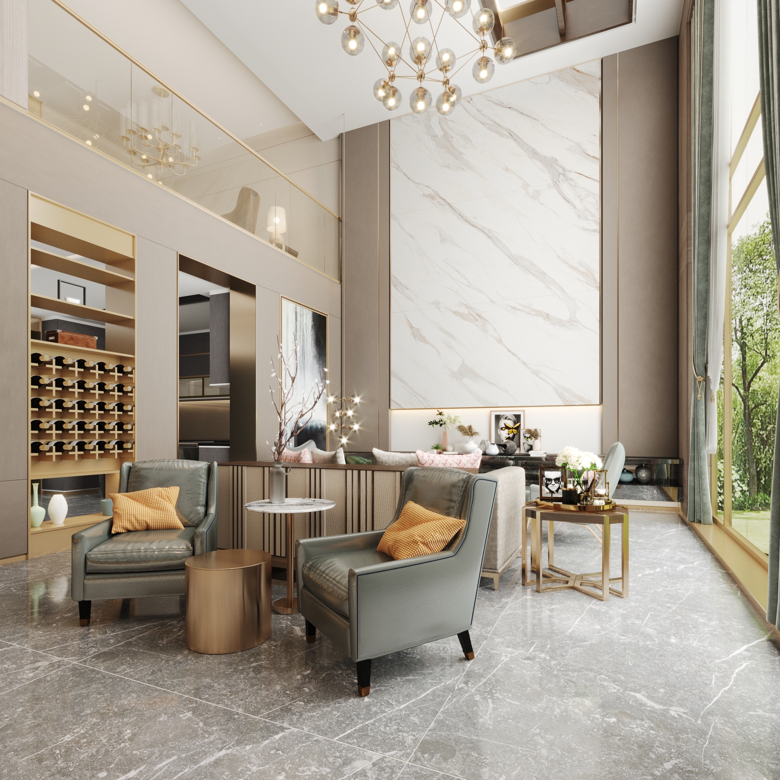 Delfone Garda Calacatta Gold