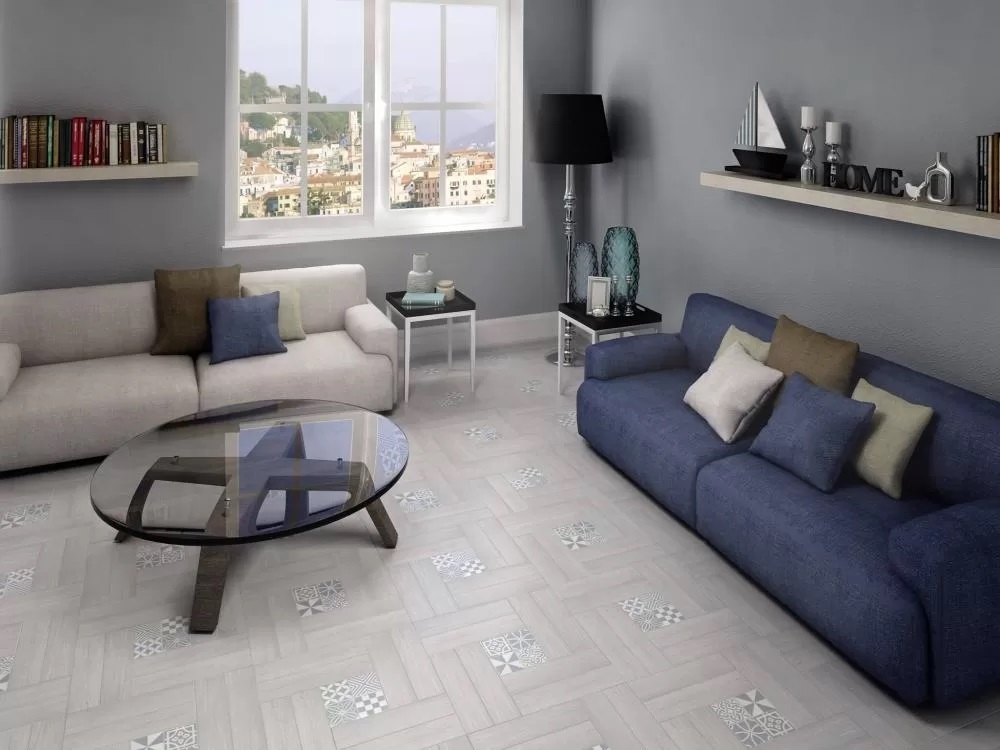 STG/A404/1266 Декоративная вставка Амальфи Орнамент коричневый 4 9.8х9.8 - фото 2