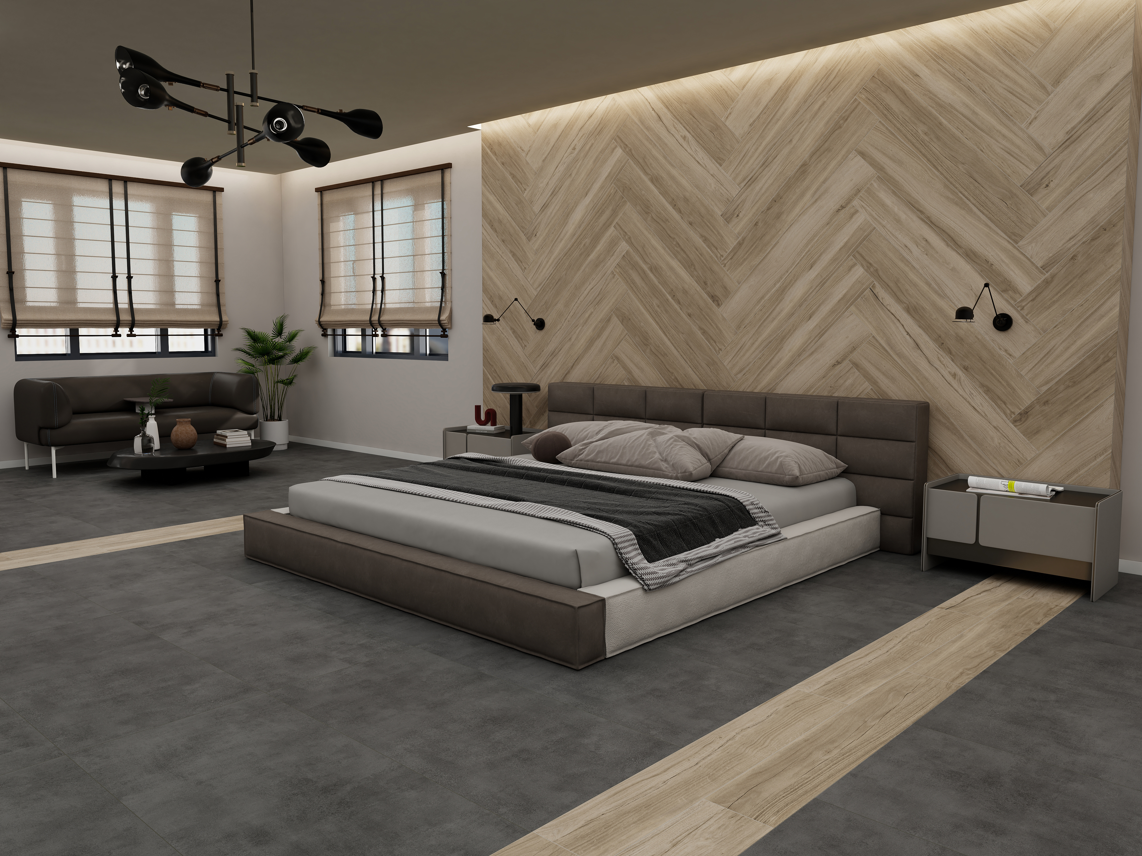 CN0L64M01 На пол Concrete Gris Matt 60x120 - фото 7