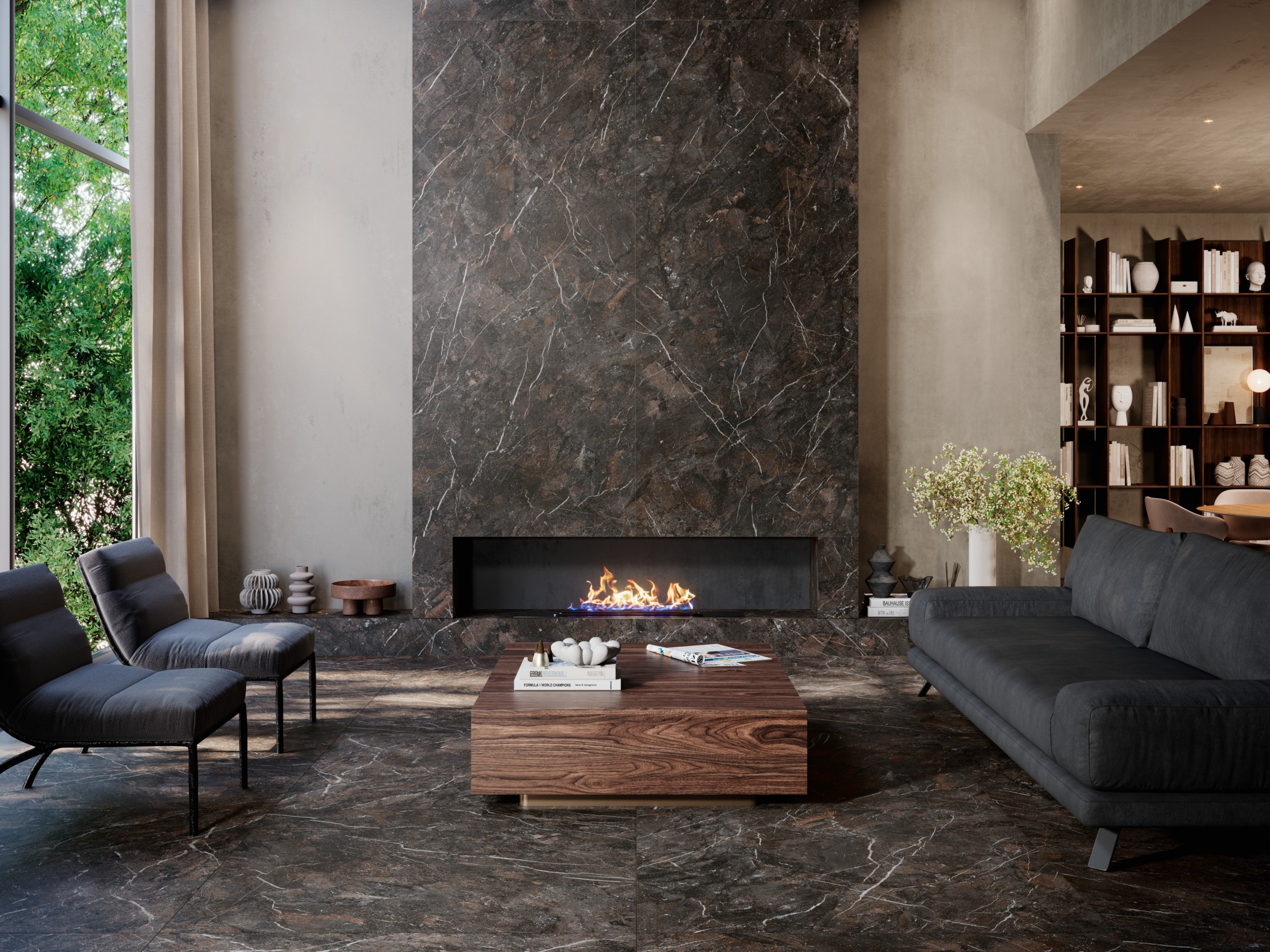 78BC28E На пол Breccia Imperiale Natural 5.6 mm 120х278 - фото 4