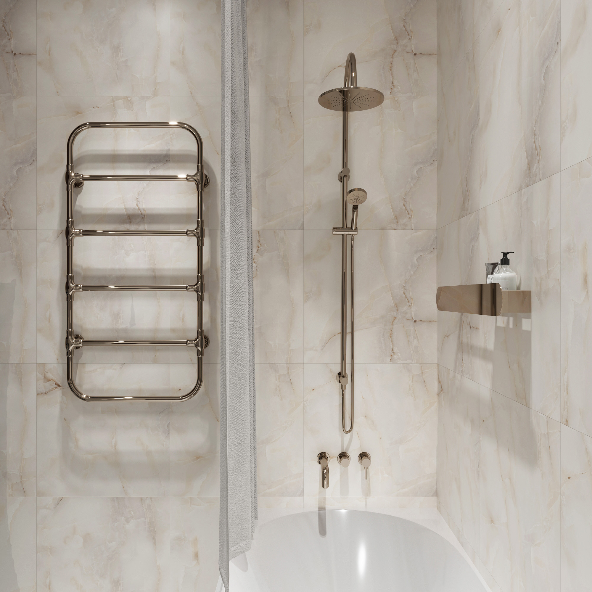 FP1023-A На пол Anty Sky Grey Full Polished 60x60 - фото 16