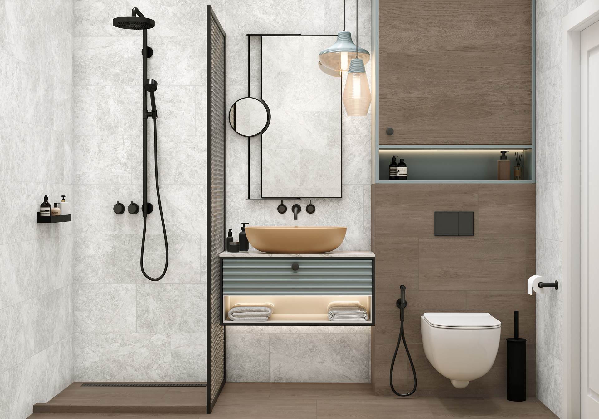 D120248M На пол Walnut Dark матовый 600x1200x9.5 - фото 17