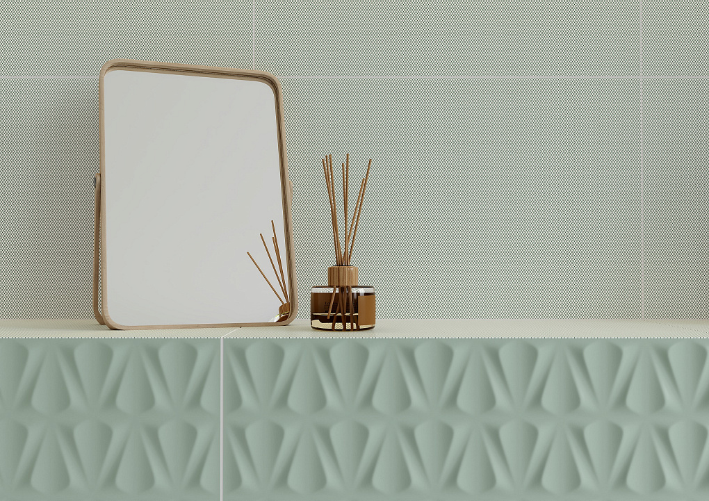 010100001200 На стену Конфетти Зеленый низ 02 25х40 - фото 4