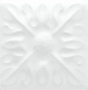 ADST4060 Декоративная вставка Studio Taco Relieve Flor N2 Snow Cap