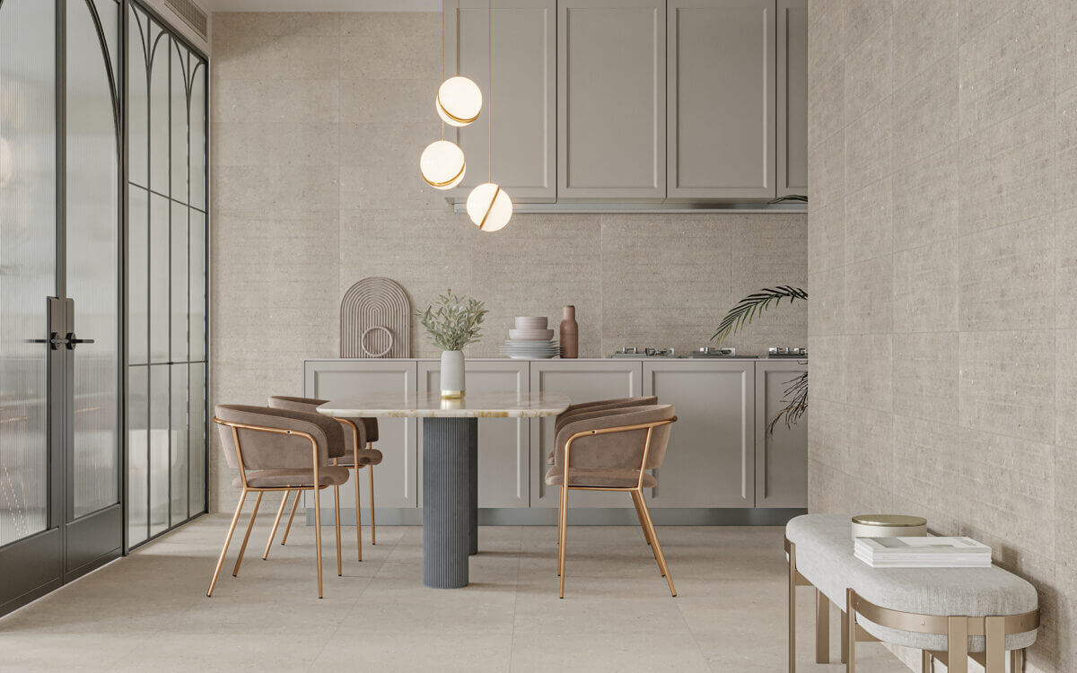 На пол Cement Stone Dark Grey RC 60x120 - фото 21