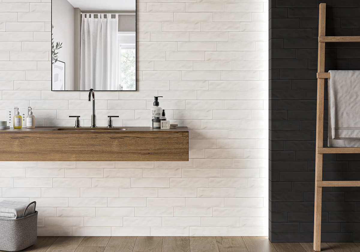 На стену Chiara Gris глазурованная глянцевая 7x28 - фото 4