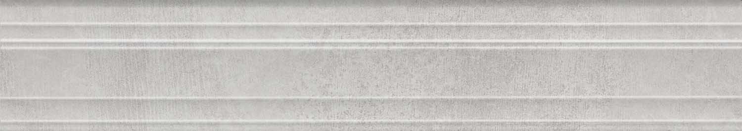 BLF016R Бордюр Догана Багет серый светлый матовый обрезной 40x7.3x2.7 - фото 3