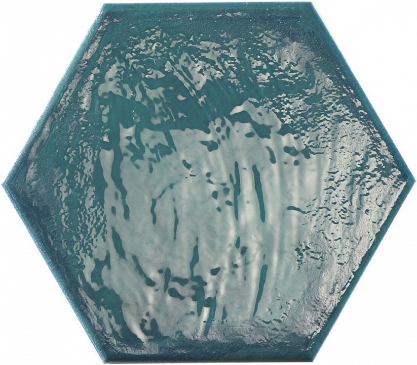 На стену Rain Aquamarine Hex 19.8x22.8