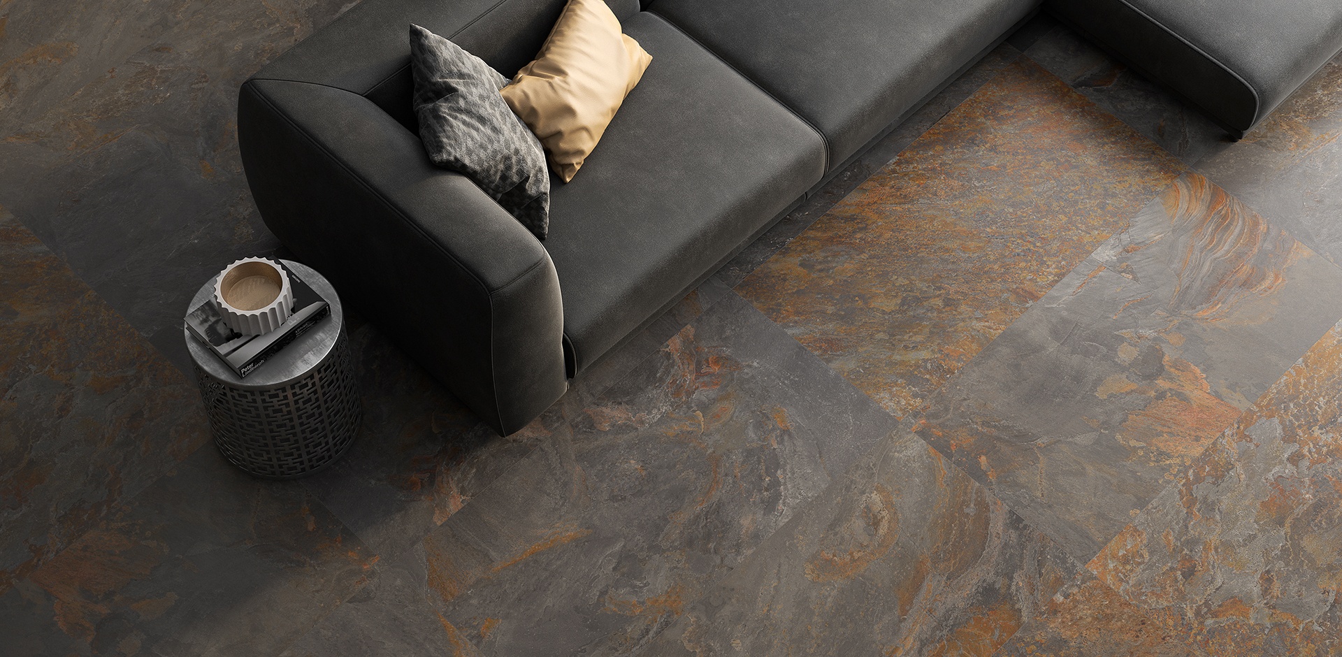 8435592027005 На пол Courel Anthracite Matt Artech 60x120 - фото 6