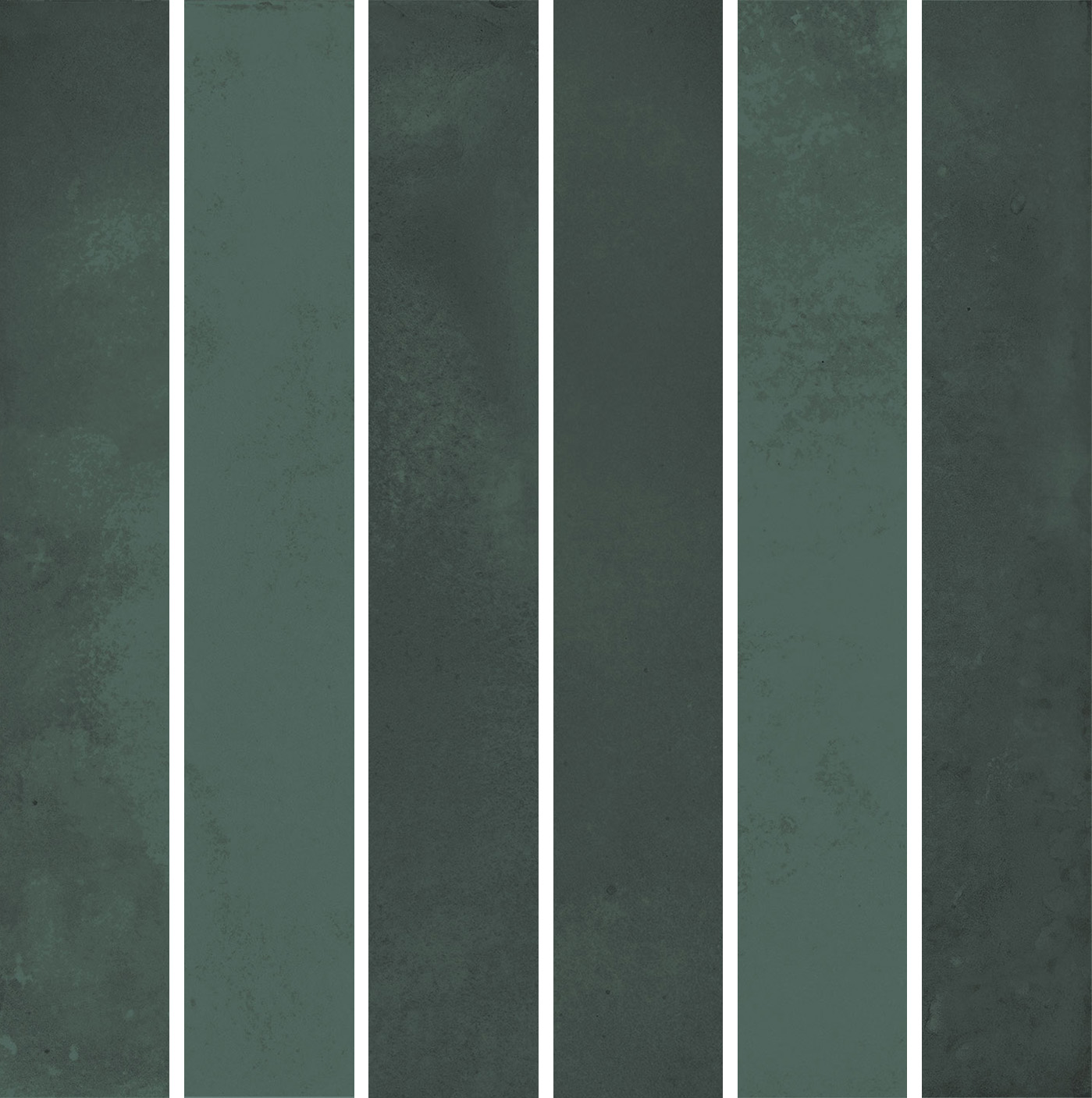 KMD2MSM005BN Декор Фес Мозаичный зелёный тёмный глянцевый 15x15x0.77 - фото 5