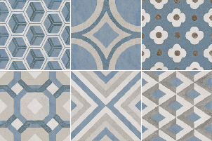 OS/B246/SG6062R Декоративная вставка Онда 2 Обрезной 7.2х7.2 - фото 7