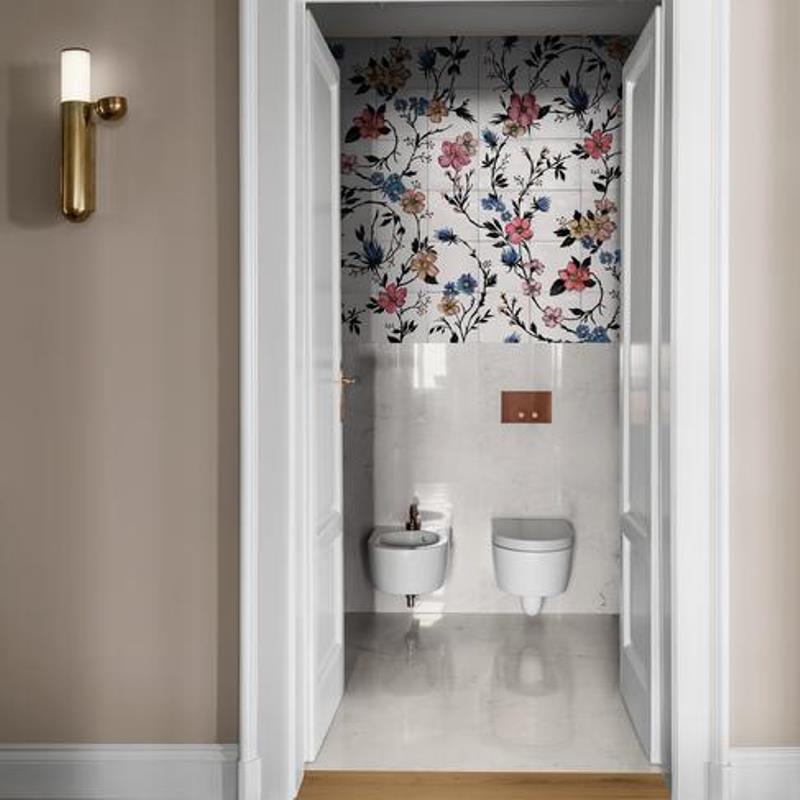 M96T Декор Rice Bianco dec Leaf Lux - фото 23