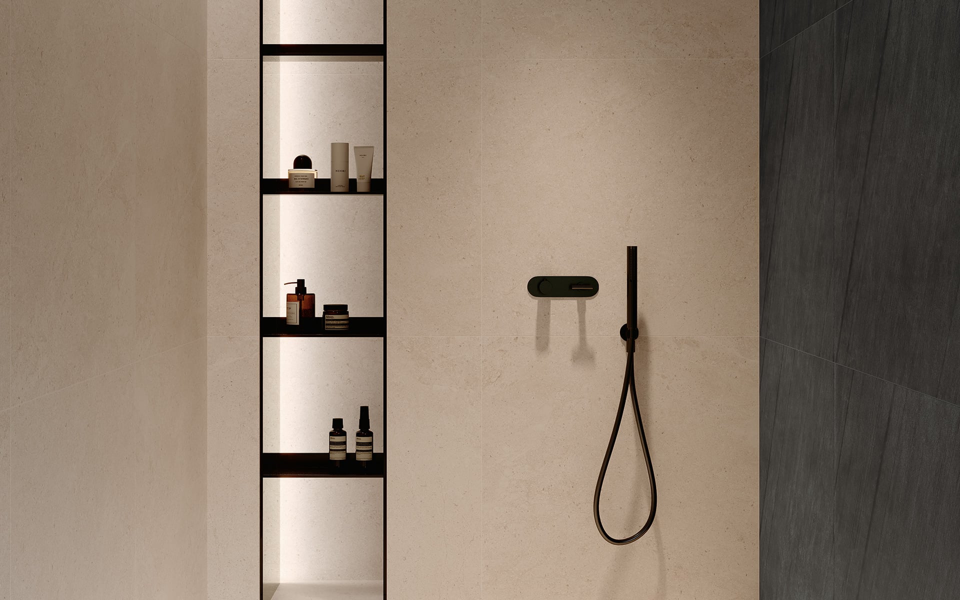 8929994 На пол Victorian Stone Moon Cream Natural Plus 120x60 - фото 22