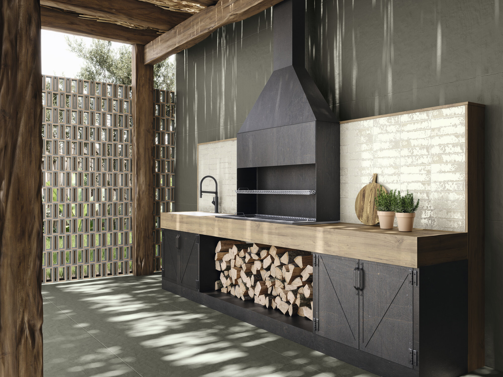 A041164 На стену Pukka Basil Green 6.4x26 - фото 33