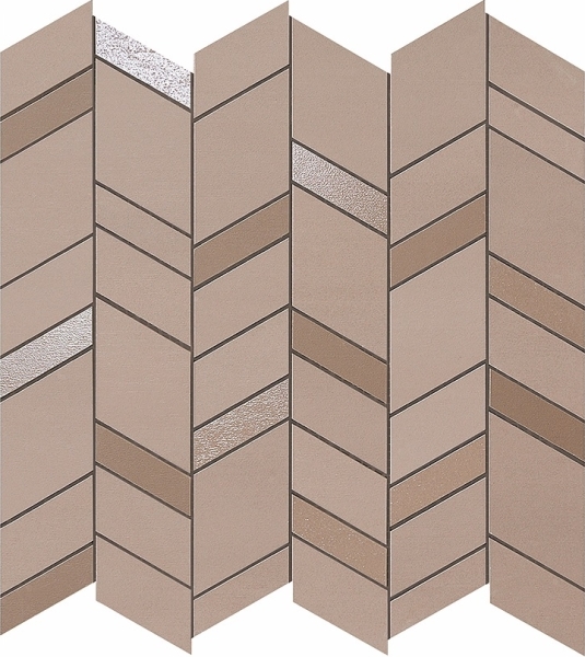 9MCR На стену Mek Rose Mosaico Chevron Wall