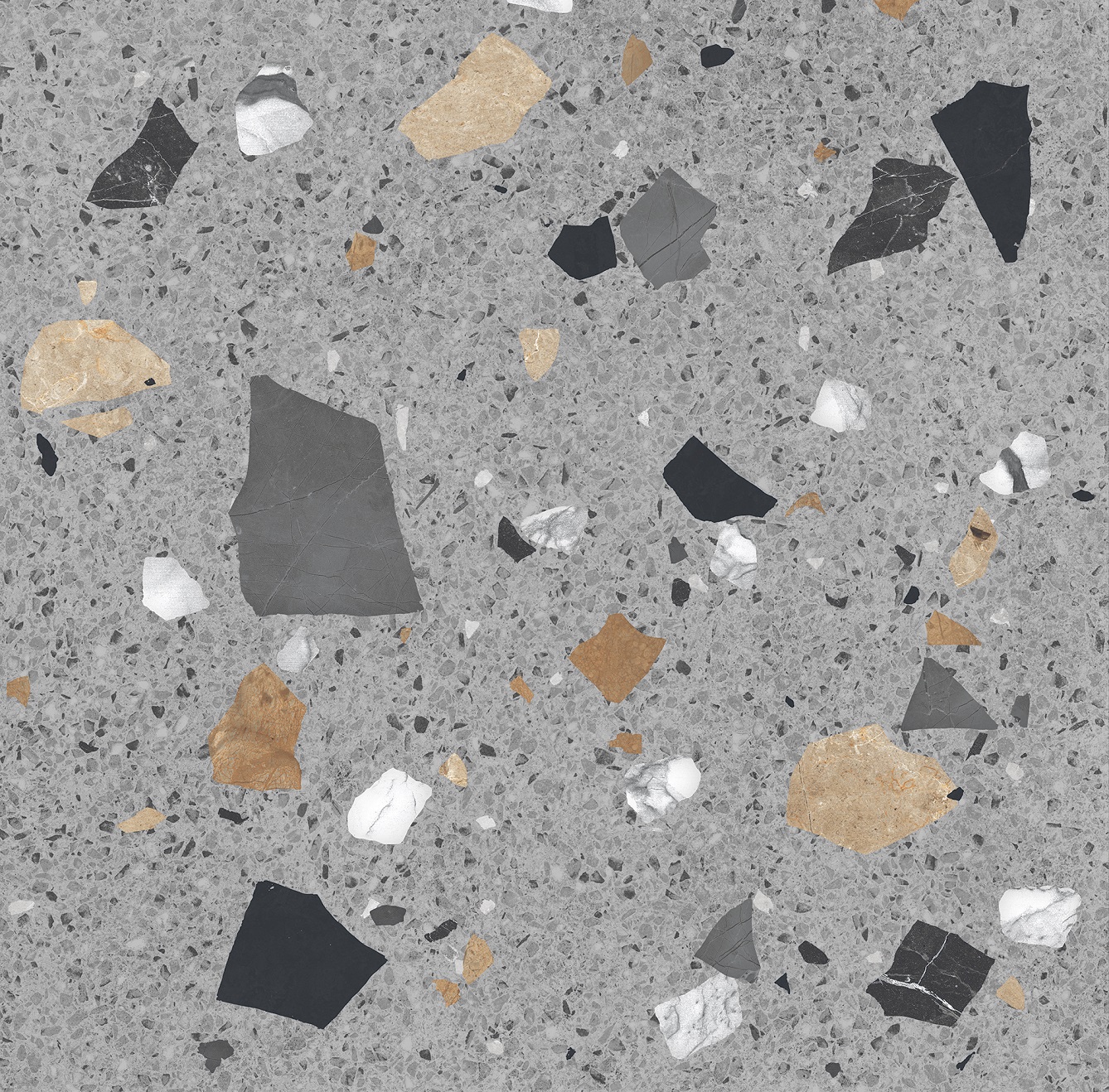 На пол Silk Terra Grey Matt 60x60 - фото 4