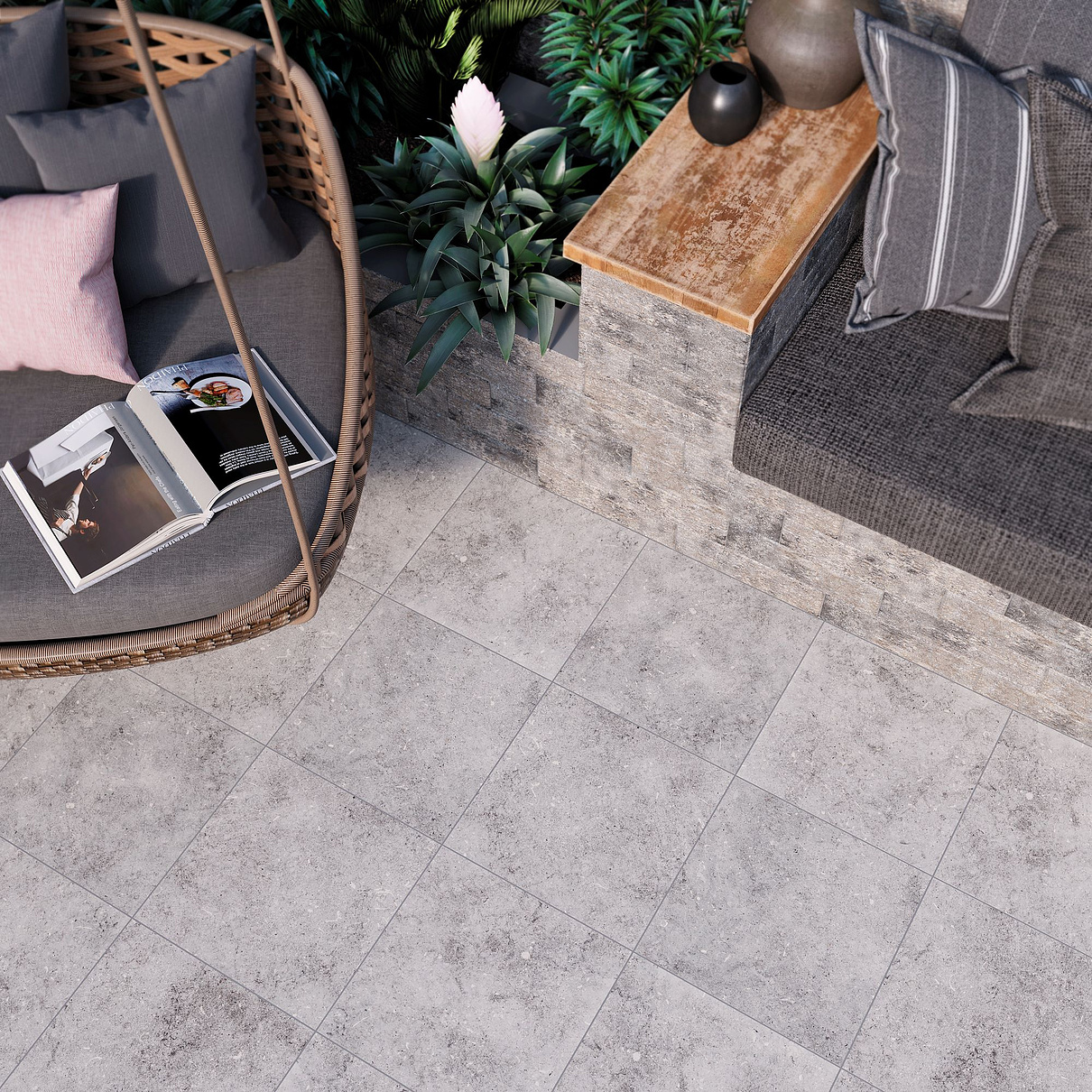 Ступень Вермонт 2 Cерая 29.8х29.8 - фото 10