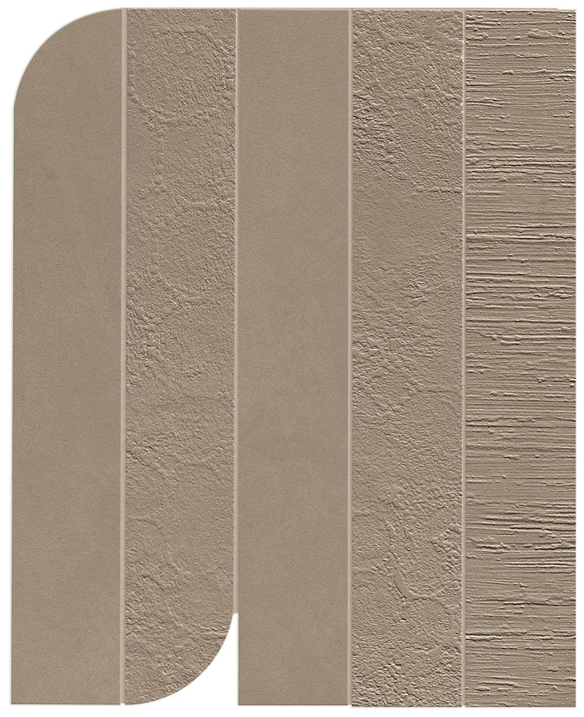 AHHJ На стену Boost Natural Ecru Mosaico Piano Mix 50x40.5